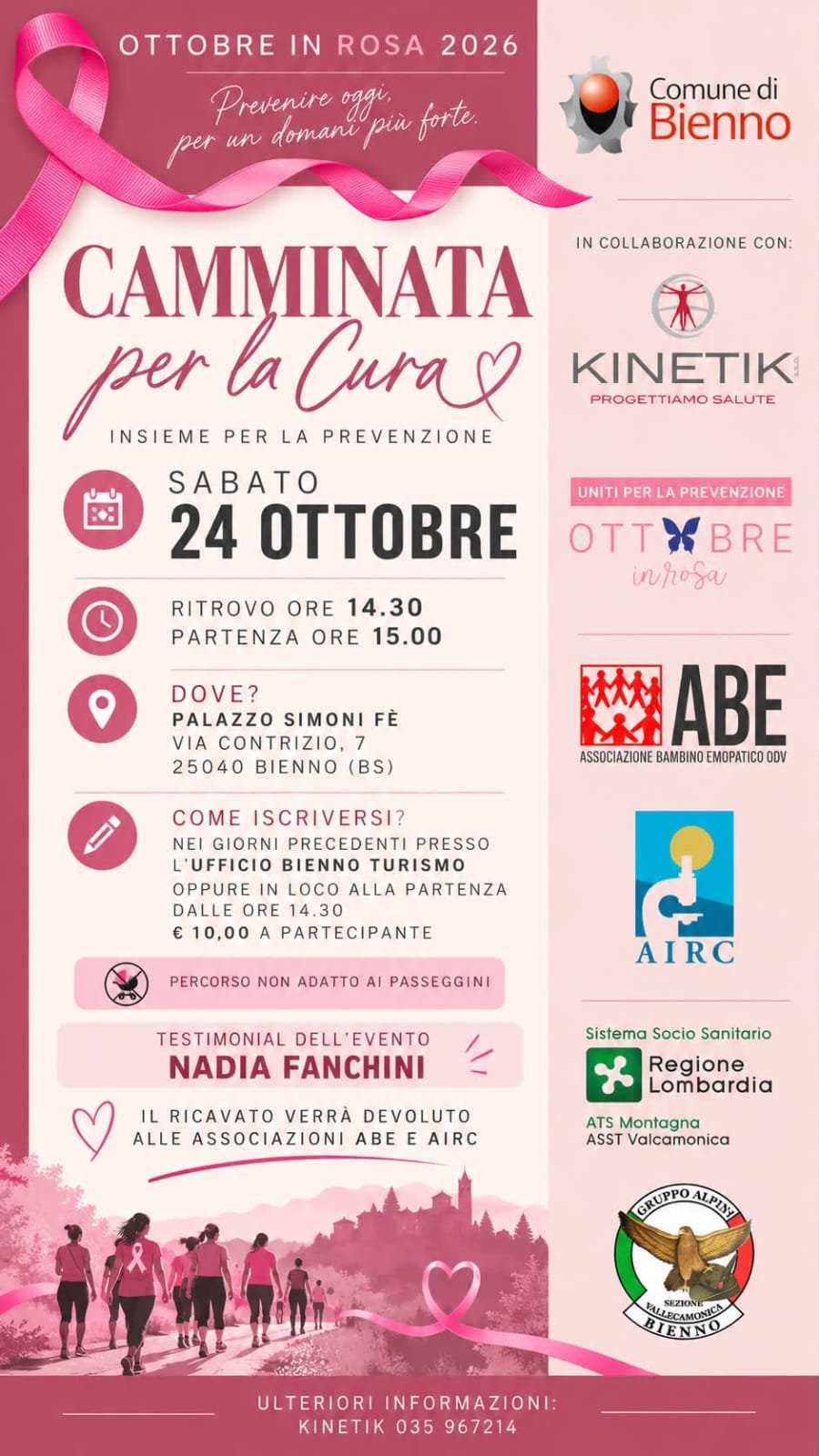 Locandina dell'iniziativa con tutte le informazioni utili